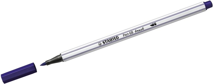Actual product image STABILO Pen 68 brush Premium felt-tip pen (Blue, 1 x)
