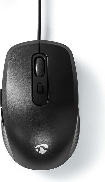 Nedis Mouse | Con cavo | 1200 / 1800 / 2400 / 3600 dpi | DPI regolabile | Numero di pulsanti: 6 | Rech (Cablato)