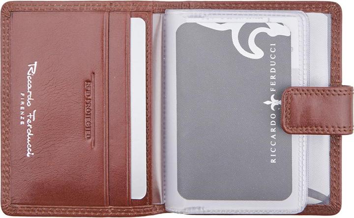 Image du produit Riccardo Ferducci Étui pour cartes de crédit avec barre de fermeture, RFID
