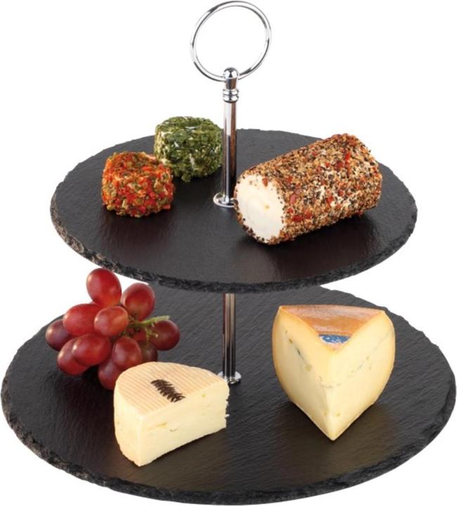 Immagine prodotto APS 2-stufige Etagére, Naturschiefer