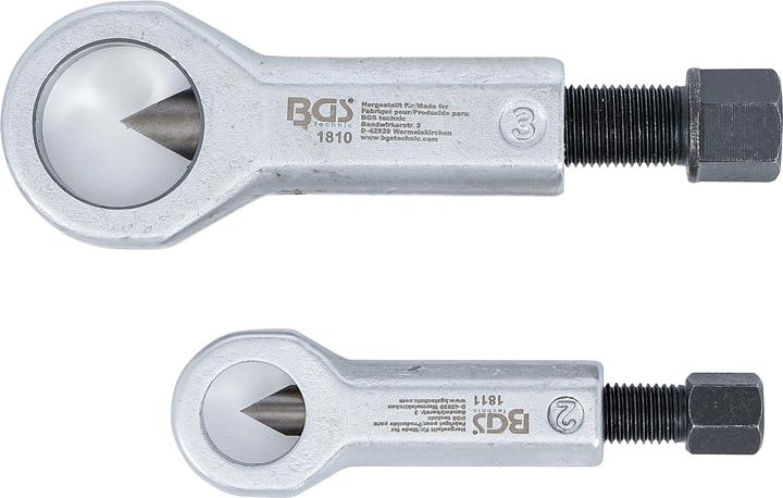 Actual product image BGS Nut Splitter Set 12 - 16 mm / 16 - 22 mm 2 pcs.