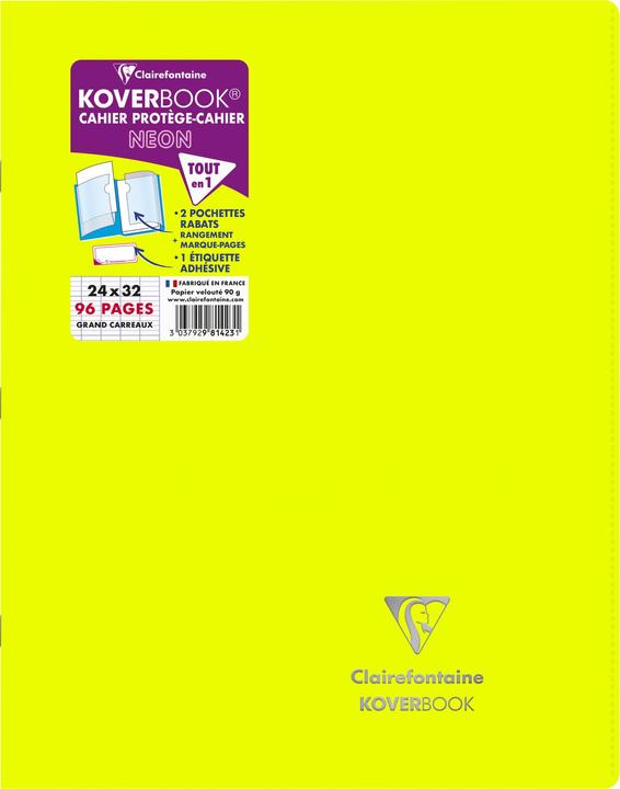 Immagine prodotto Clairefontaine Koverbook (24 x 33 cm, Quadretti, Copertina morbida)