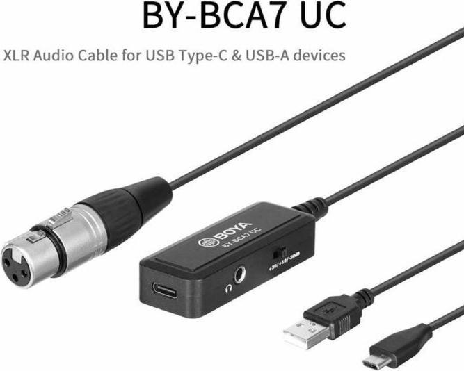 Actual product image Boya BY-BCA7 Lightning Microphone Cable (6 m)