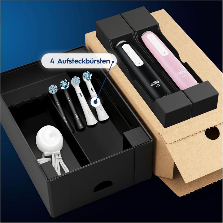 Image du produit Oral-B OralB iO3 SIOC BlackPinkElectric Toothbrushes 4 Toothbrushes