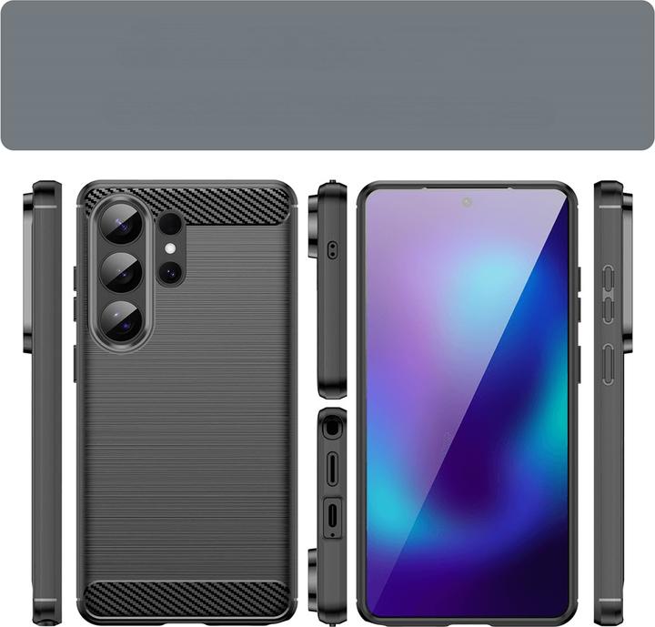 Produktbild Cover-Discount Galaxy S26 Ultra - Metall Carbon Look Hülle (Samsung Galaxy S26 Ultra)