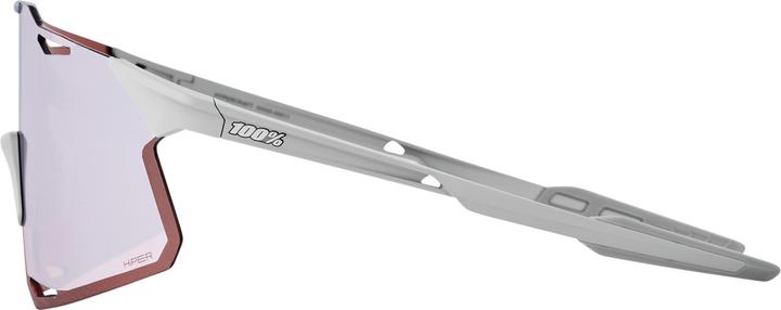 Actual product image 100% Hypercraft (Matte Stone Grey, Silver, laser crimson)