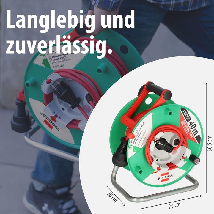 Produktbild Brennenstuhl Kabeltrommel Garant Bretec 290 (38 m, 3 mm²)