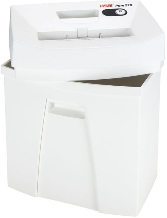 Produktbild HSM Aktenvernichter Pure 2320111 weiss 220/3,9mm (Streifenschnitt)