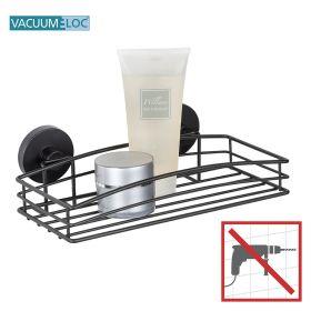Productafbeelding Wenko Vacuum-Loc wandplank zwart (26 x 14 x 6,5 cm)