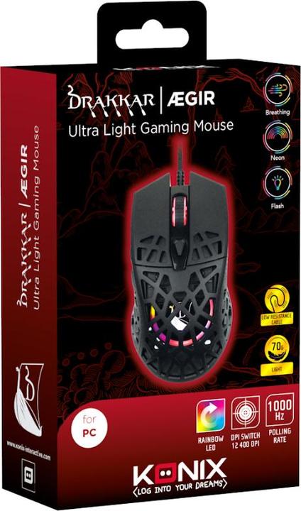 Produktbild Konix Kx Dk Aegir Ultra Light Mouse (Kabelgebunden)