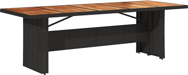 Produktbild vidaXL Bistroset Sitzgruppe Balkonset Gartenmöbel 11-tlg. Schwarz Poly Rattan