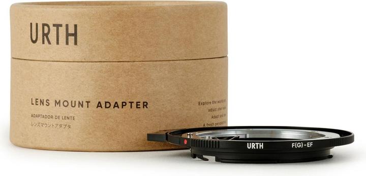 Urth Lens Mount Adapter: Compatible with Nikon F (G Type) Lens to Canon (EF / EF S) Camera Body