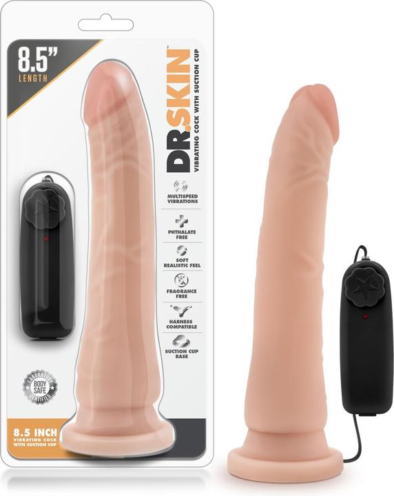 Produktbild Blush Dr. Skin â Vibrator mit Saugnapf 21,6 cm â Vanille