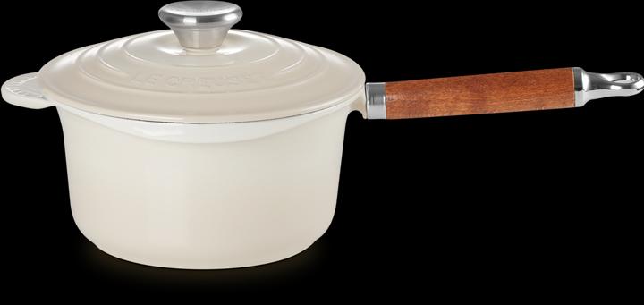 Image du produit Le Creuset Pot à profit avec poignée en bois (18 cm, Poêle à frire, Fonte)