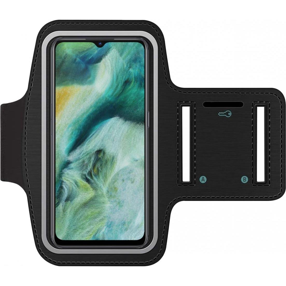 SmartFitness Oppo Find X2 Lite Handy Sport Armband, Smartphone Sportarmband, Schwarz