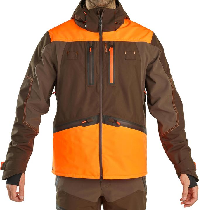 Produktbild Solognac Jagdjacke Regenjacke Renfort 900 orange/braun (M)