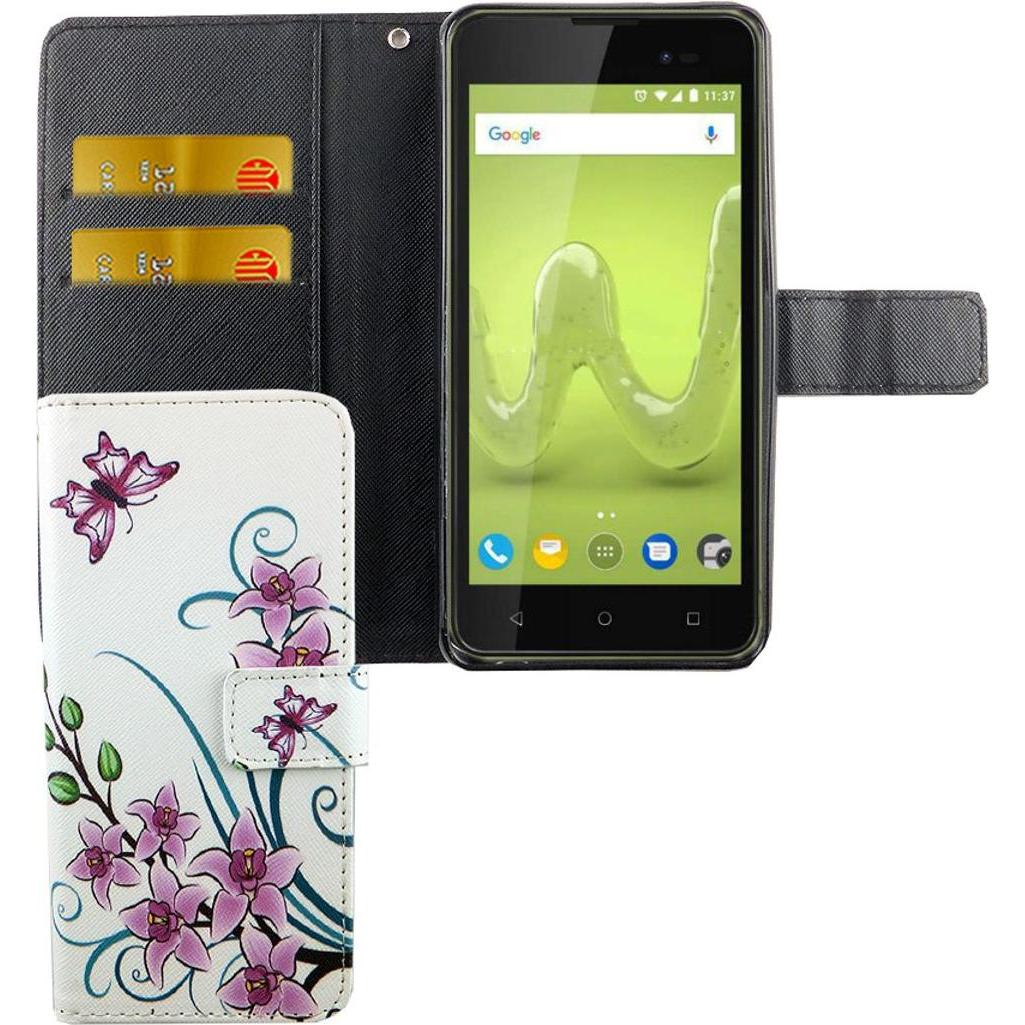 König Design Hülle Handy Schutz für Wiko Sunny 2 Plus Case Cover Tasche Wallet Etui Bumper (Wiko Sunny 2 Plus), Smartpho...