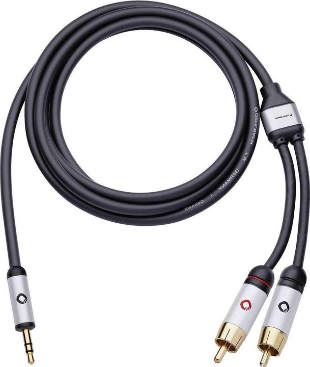 Actual product image Oehlbach 2in1 (1.50 m, 3.5mm jack (AUX), Cinch)