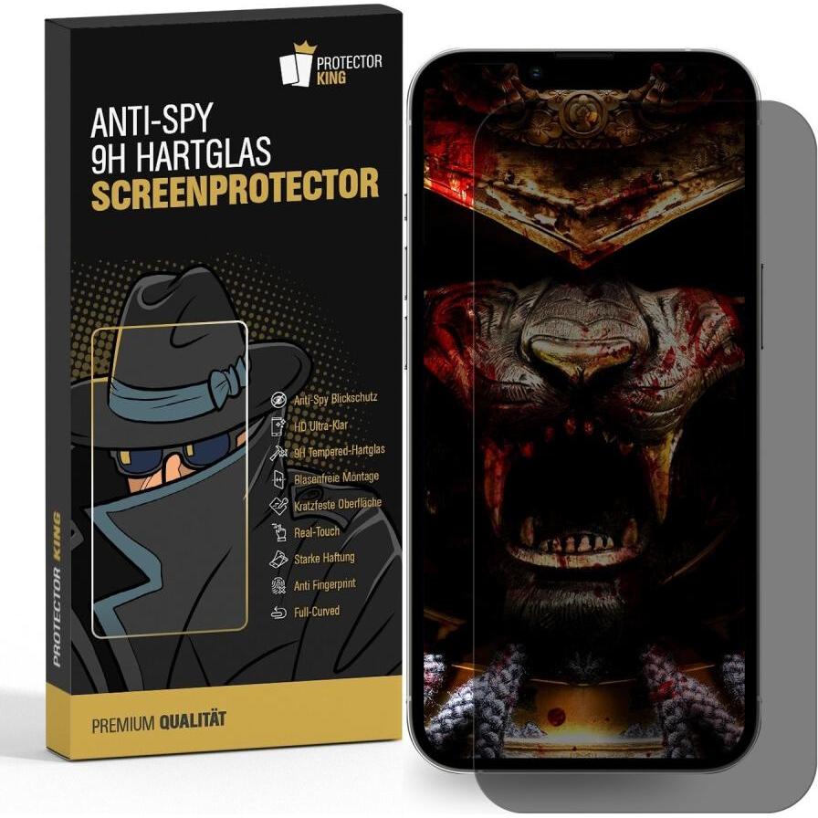Protectorking 1x Premium Displayschutzfolie 3D KLAR (1 Stück, Apple iPhone XS Max), Smartphone Schutzfolie