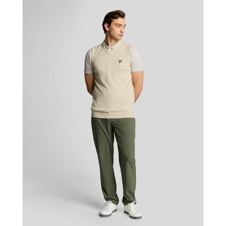 Produktbild Lyle and Scott Strickweste mit V-Ausschnitt aus Merinowolle (XXL)