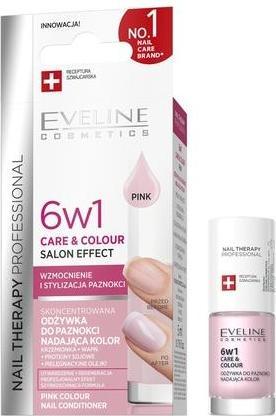 Produktbild Eveline Nail Therapy 6In1 Care & Colour Nail Conditioner Pink 5Ml (5 ml)