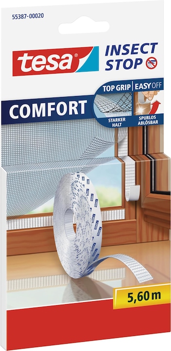 Actual product image tesa Insect screen COMFORT, Velcro replacement roll, without drilling