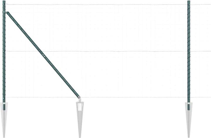 Actual product image vidaXL Zaunpfosten