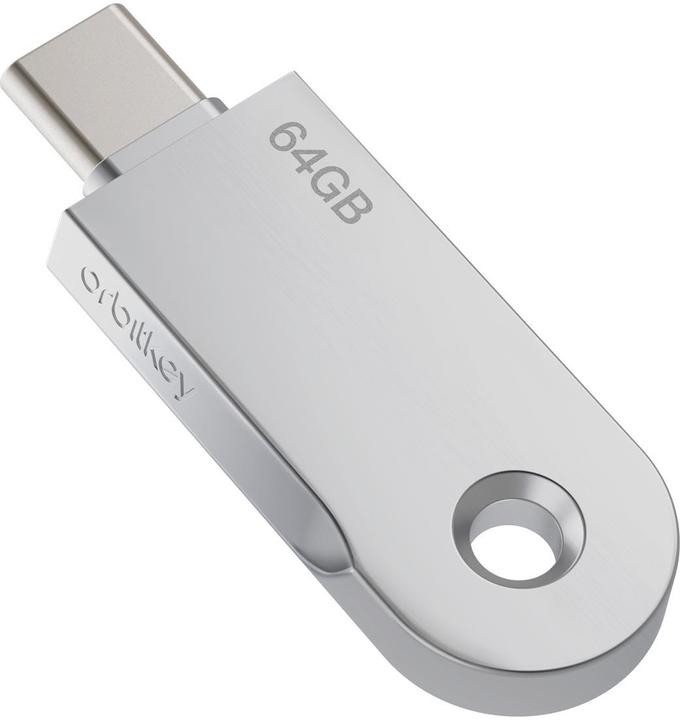 Image du produit Orbitkey USB-C keyring flash drive, 64GB (64 Go, USB-C)