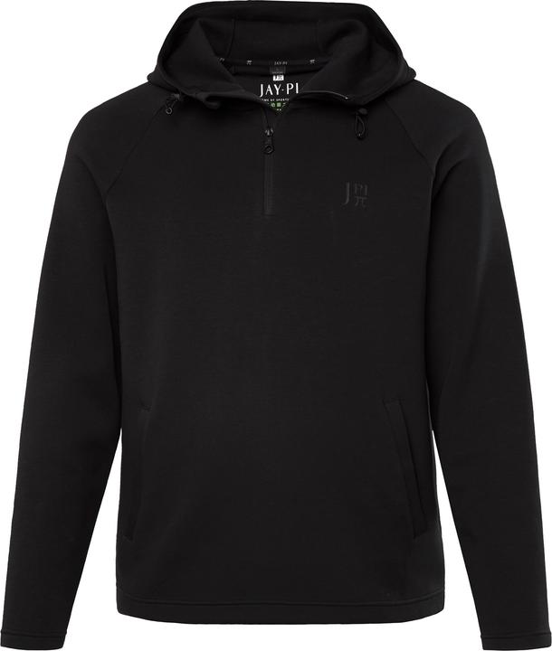 Produktbild Jay-Pi Sweat-Troyer, Fitness, Kapuze, Zippkragen, bis 7 XL (XL)