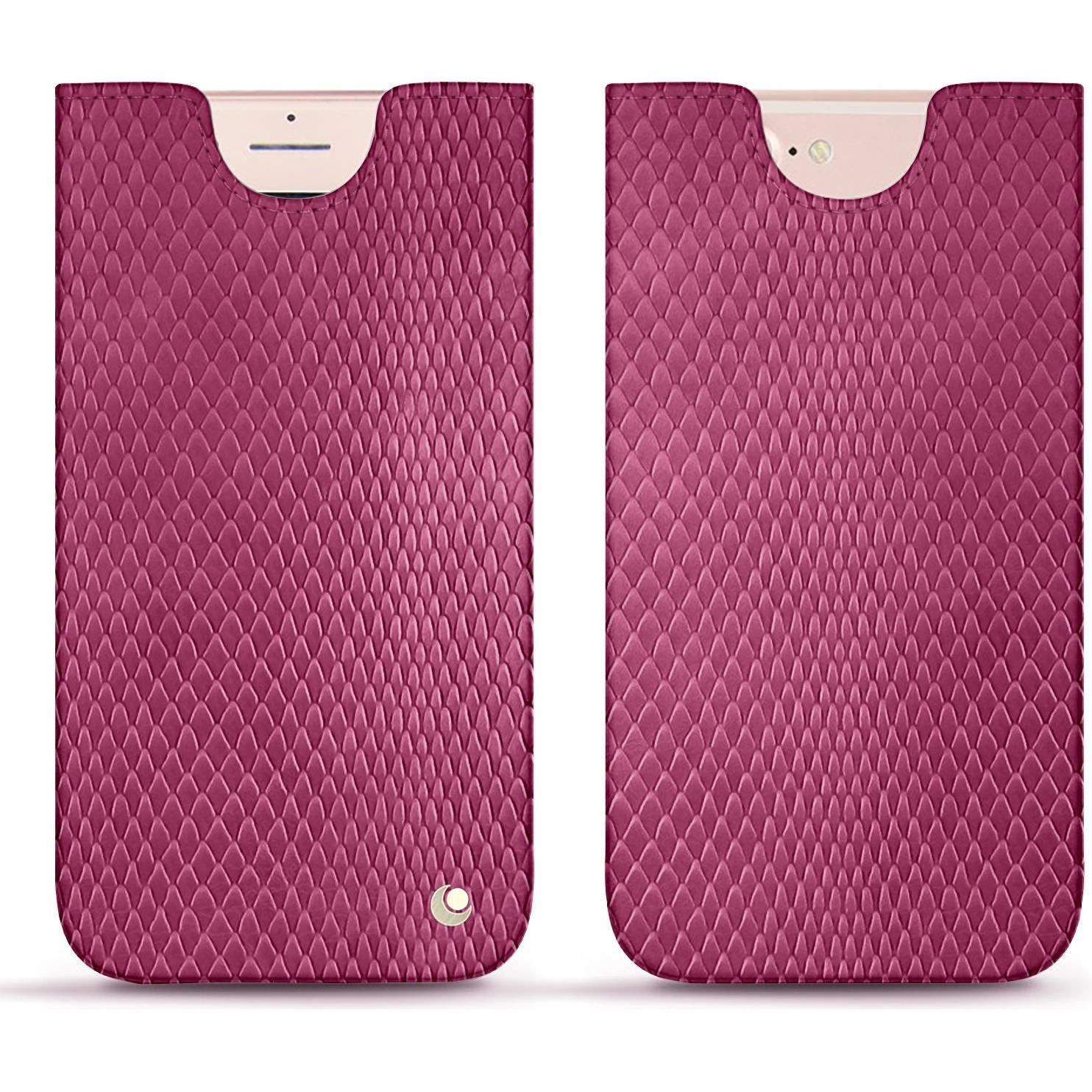 Noreve Lederschutzhülle (Apple iPhone 7 Plus), Smartphone Hülle, Rosa