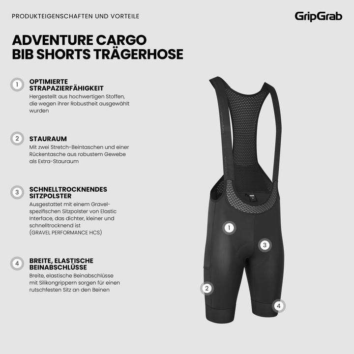 Produktbild GripGrab Gravel bibshorts (L)