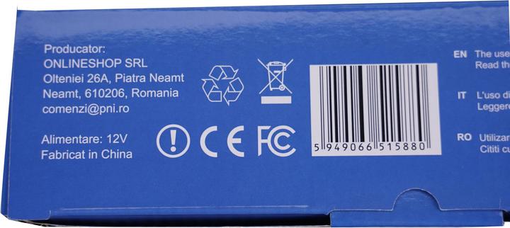 Actual product image PNI CB radio Escort HP 6500, multistandard, 4 W, AM-FM, 12 V, ASQ, RF Gain, cigarette lighter socket