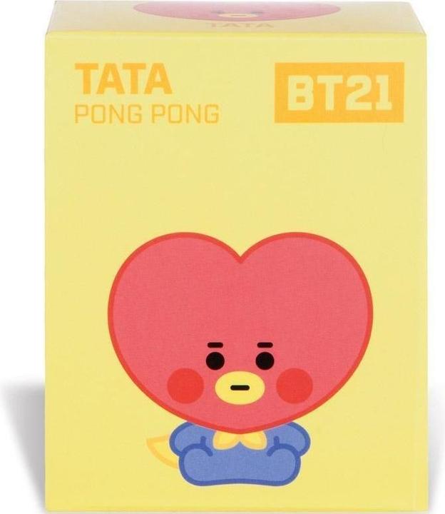 Actual product image Line Friends BT21 - plush mascot 8 cm TATA Baby Pong Pong (8 cm)