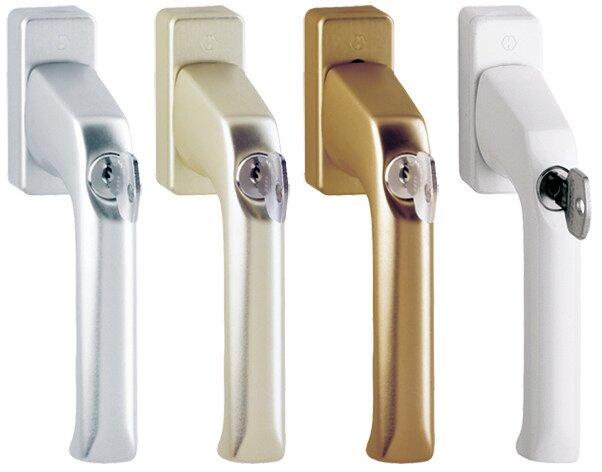 Hoppe Poignées de fenêtre verrouillables 013S/U34 Londres