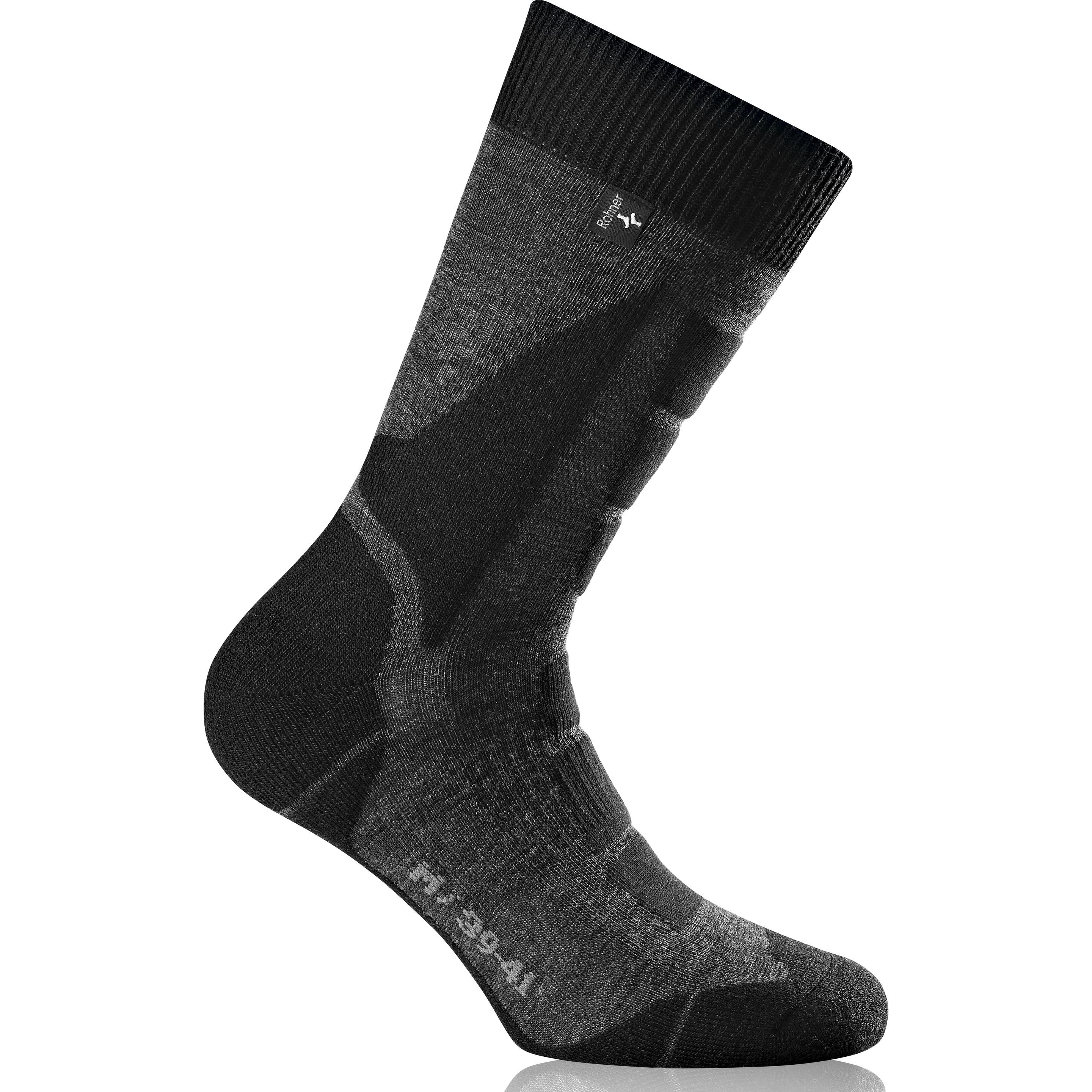 Rohner, Unisex, Sportsocken, Back-Country l/r (36 - 38), Grau