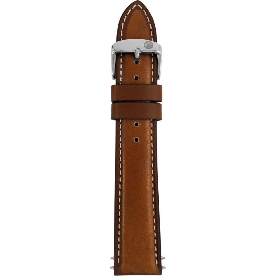 Zeppelin Lederarmband hellbraun 20 mm (20 mm), Uhrenarmband, Braun