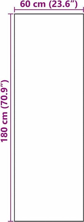 Produktbild vidaXL Samt Küchenmatte (180 x 60 cm)