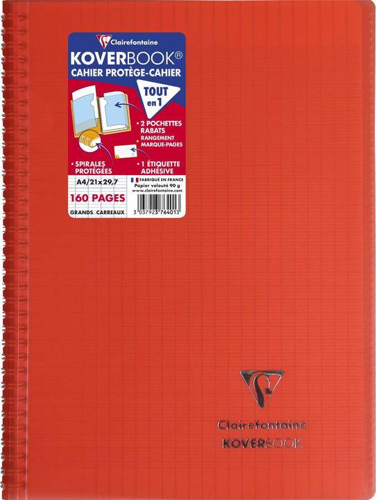 Actual product image Clairefontaine Koverbook (A4, Checked, Soft cover)