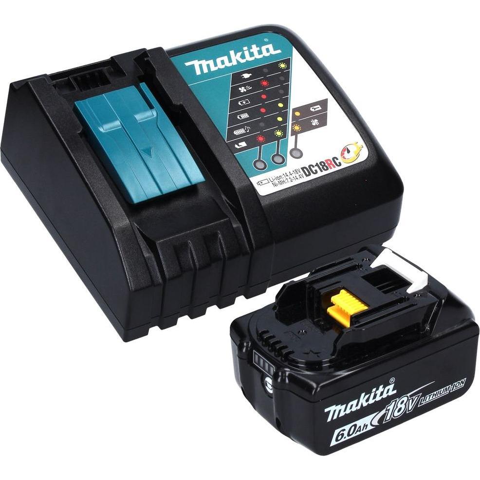 Thumbnail - Makita, Bohrmaschine + Akkuschrauber, DDF 482 RG1J Akku Bohrschrauber 18 V 62 Nm + 1x Akku 6,0 Ah + Ladegerät + Makpac (...