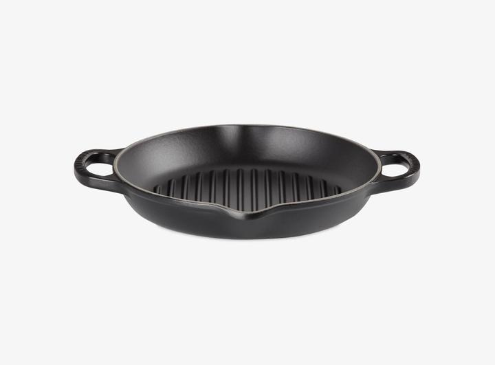 Image du produit Le Creuset Poêle à griller Signature Ø 26cm, ronde (25 cm, Poêle à grillades, Fonte)