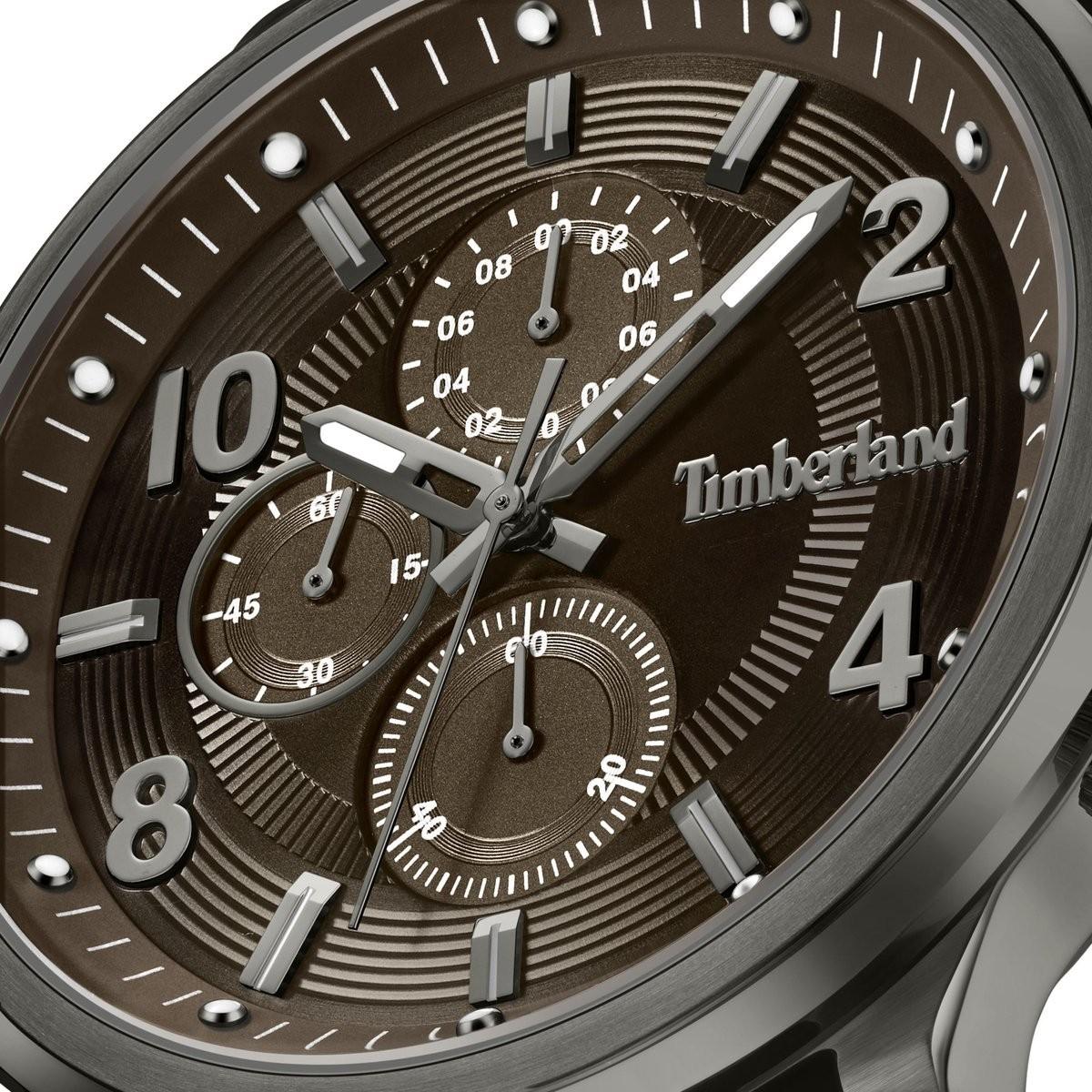 Timberland, Orologio da polso, Horloge Driscoll Brown - Camel, Marrone, (Orologio da polso analogico, 46 mm)