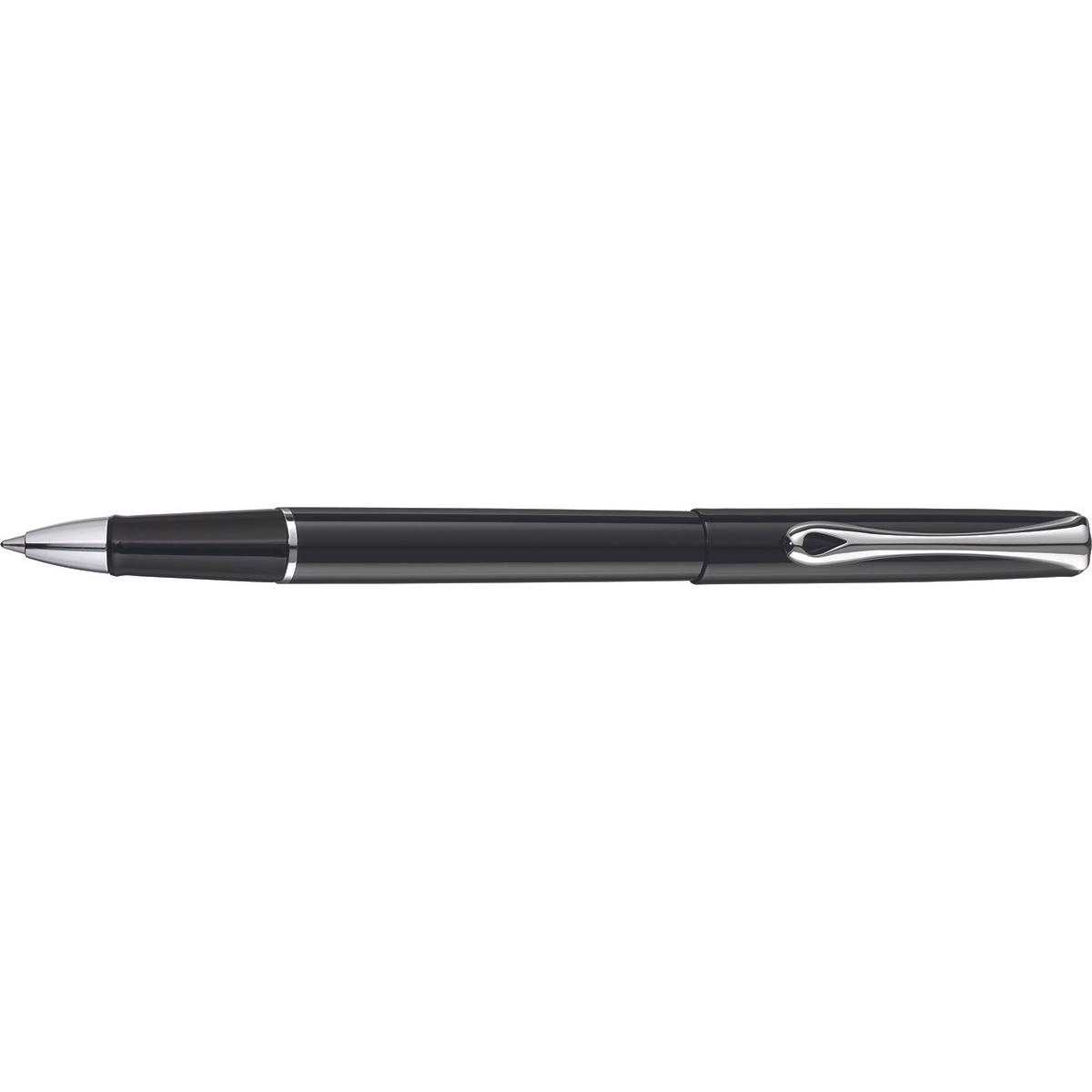 Diplomat, Schreibstifte, Tintenroller Traveller Lack schwarz (Schwarz, 1 x)