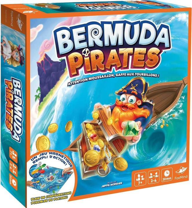 Actual product image Asmodée Pirate Bermuda (French, 2 - 4 Players)