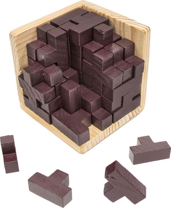 Produktbild JTI IQ Holzpuzzle, 3D - Würfel