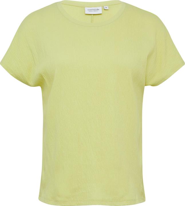 Comma T-Shirt T-Shirt aus Strukturjersey im Relaxed Fit