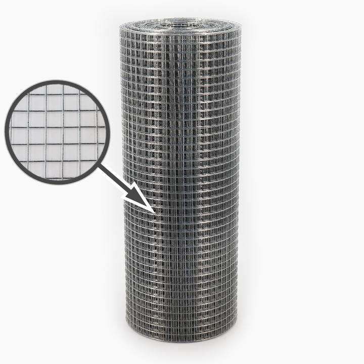 Actual product image Aquagart 160m x 0,5m Volierendraht Drahtgitter Schweissgitter Drahtzaun Feuerverzinkt