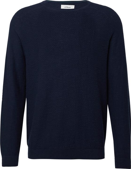 Produktbild s.Oliver Strickpullover Strukturierter Pullover aus Baumwolle (XXL)