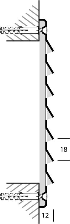 Image du produit Grille de ventilation 1563 estampée aluminium brut