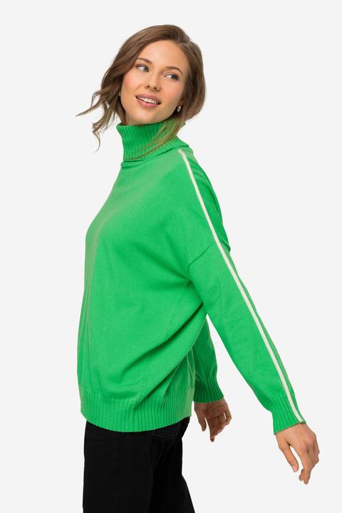 Produktbild Laurasøn Pullover, Stehkragen, Langarm, Schmuckstreifen (M)