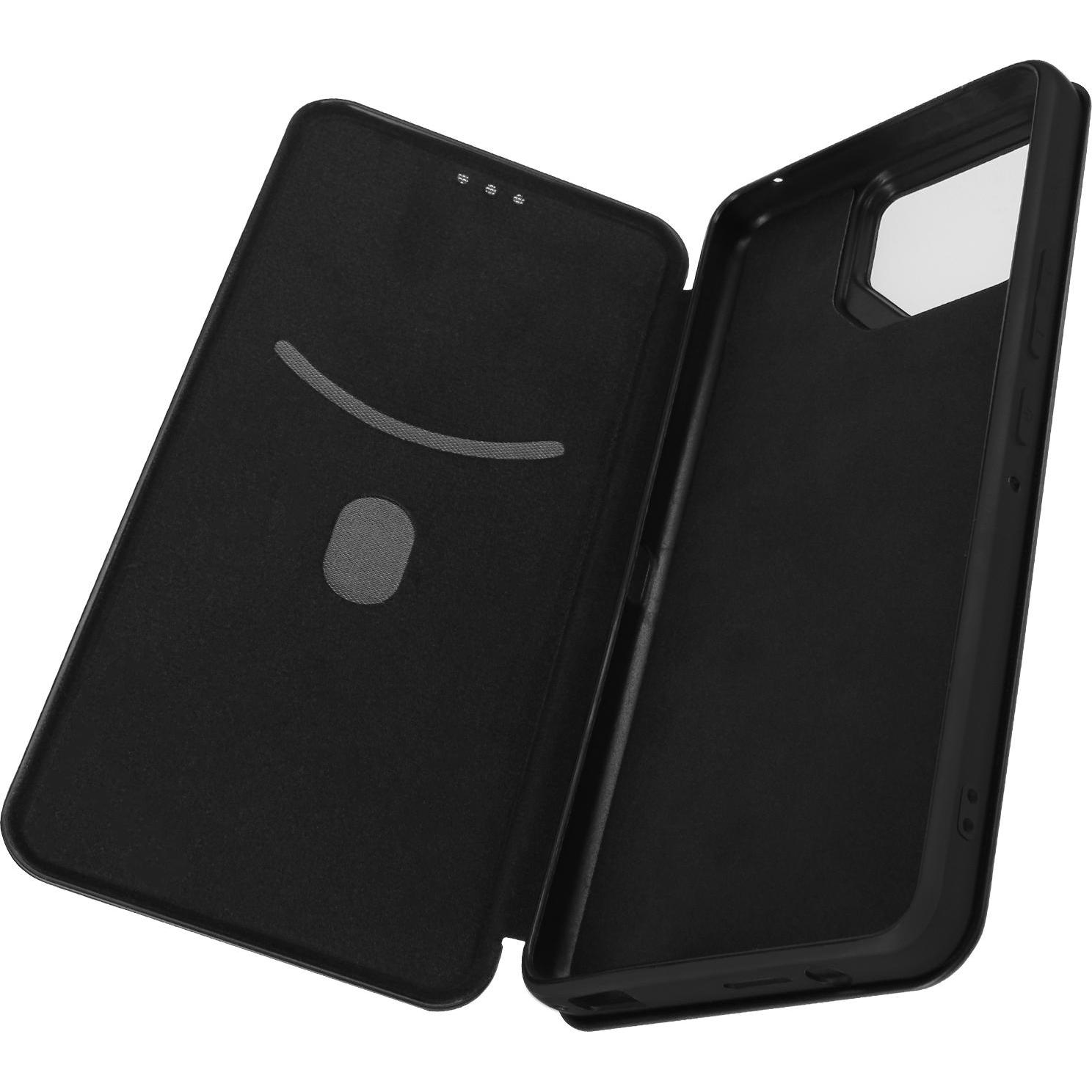 Avizar Carbon Cover Series (Asus ROG Phone 8 Pro), Smartphone Hülle, Schwarz